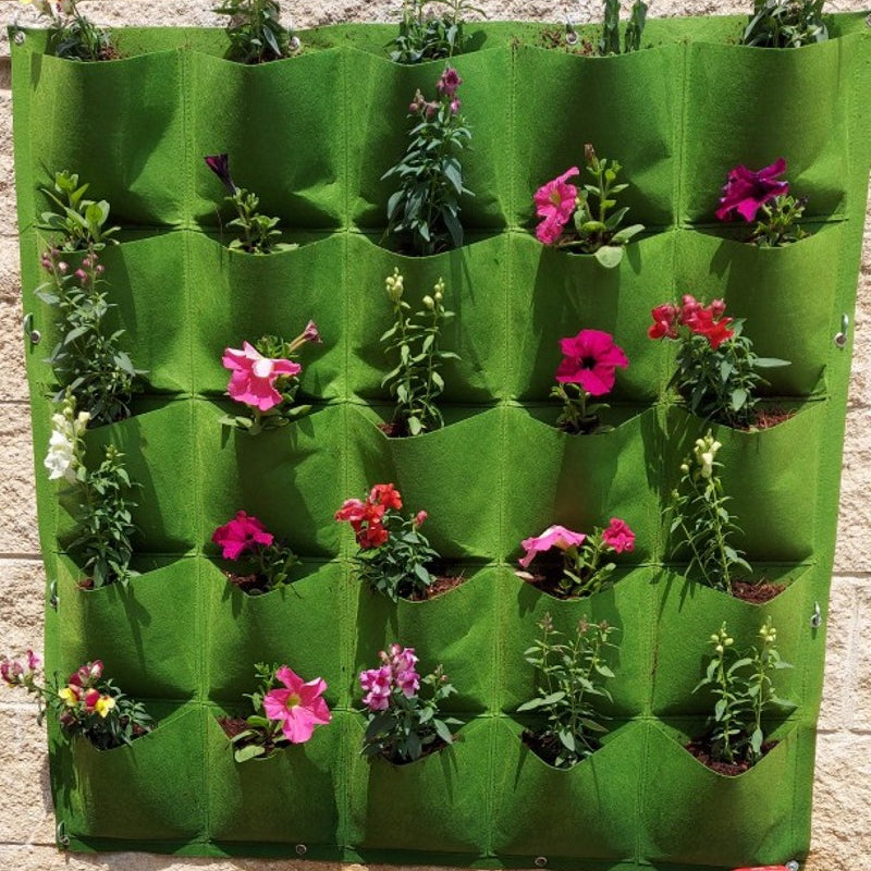 Wall Hanging Pocket Planting Bags Vertical Succulent Plant Pots_11
