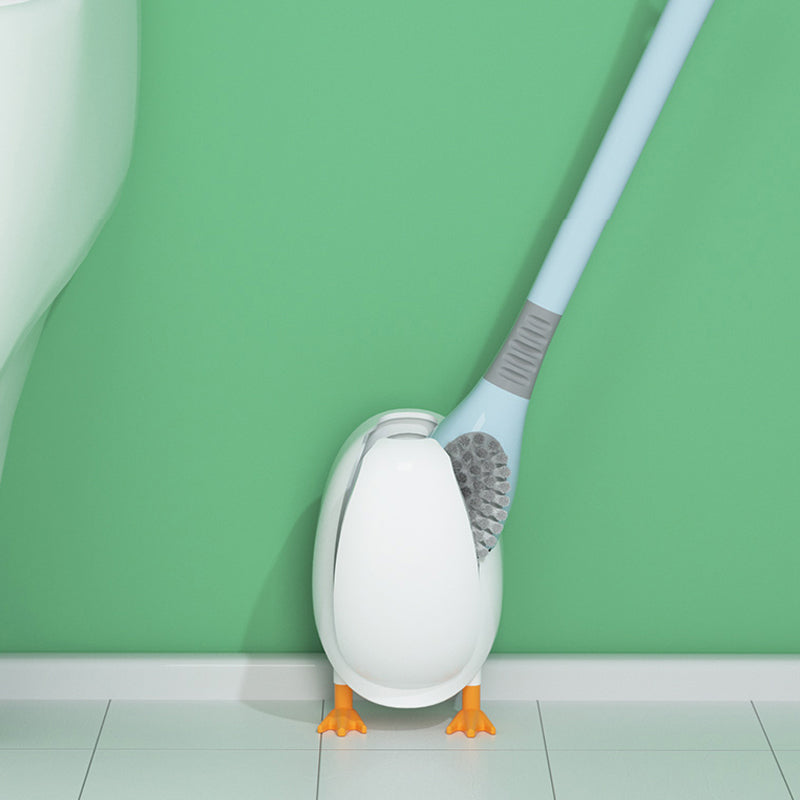 Wall Mounted Diving Duck Style Toilet Cleaning Brush with Base_7